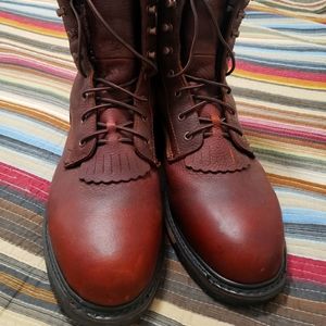 Rocky size 15 Lace up boots, brown.